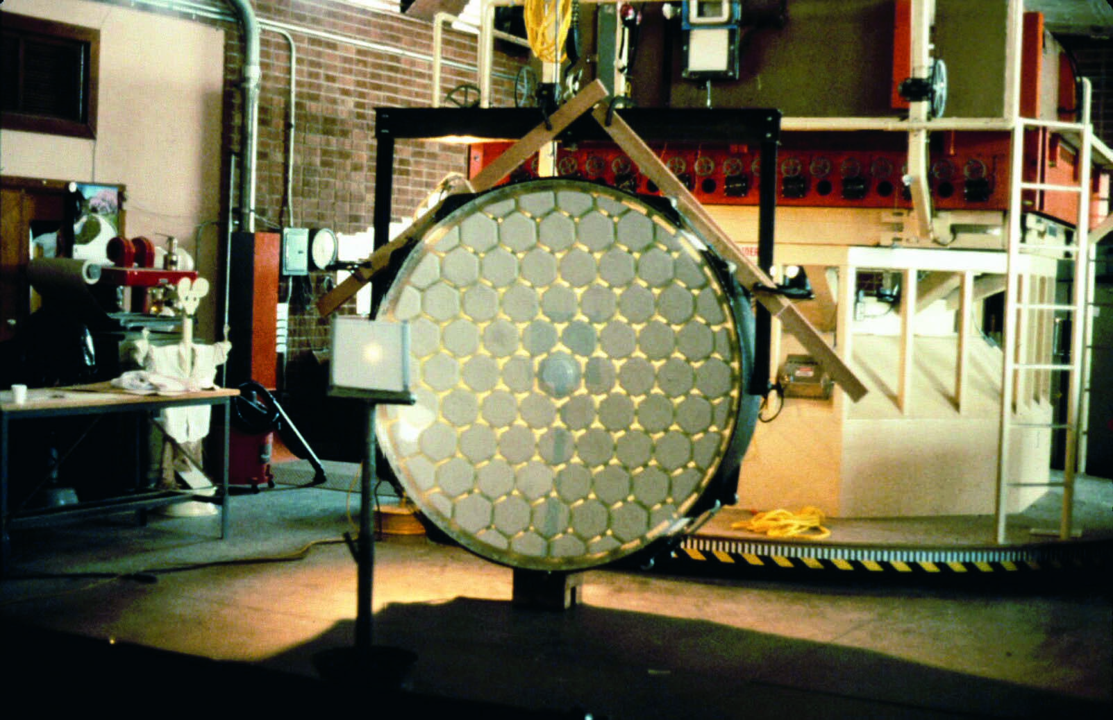 The revolutionary advance that made the Vatican Advanced Technology Telescope mirror possible was a large spinning furnace, built by Dr